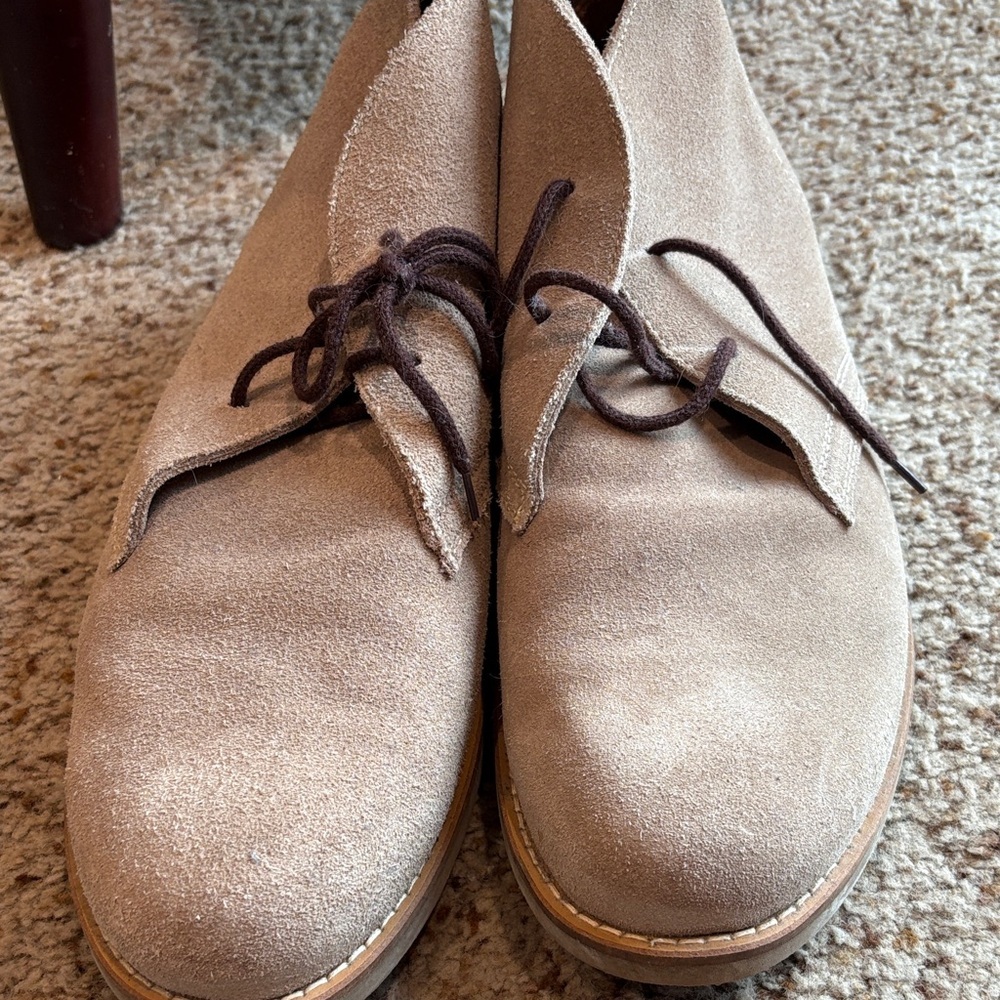 Roots tan Suede Lace-Up Desert / chukka Boots size 10.5 - Picture 2 of 8